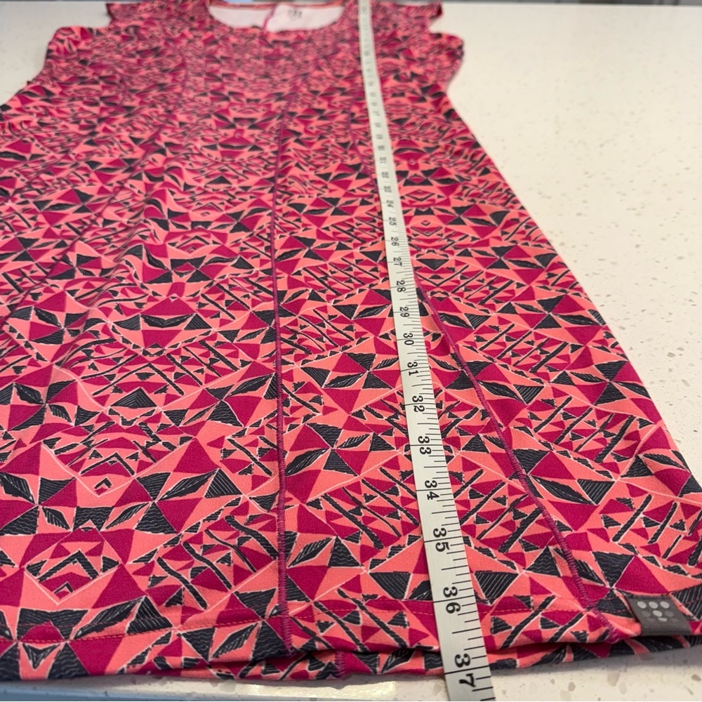 Title Nine Dream Dress Athletic Travel Golf Geometric Print Womens Medium - Picture 8 of 8